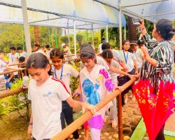Std V Field trip to the Monteria Village